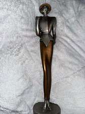 Vintage 1987 Austin Sculpture David Fisher Dressed to Kill Art Deco 24