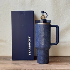 Starbucks China 2026 Retro blue Vacuum Tumbler & Ceramic Mug Collection Limited picture