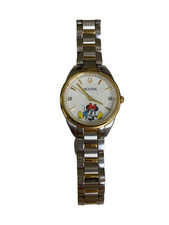 Bulova Disney Parks Minnie Mouse Two-Tone Stainless Steel Wristwatch picture