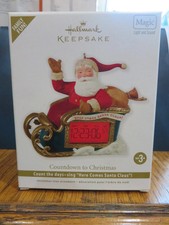 2012 Hallmark  Countdown To Christmas Magic Light and Sound Ornament NIB-518-312 picture