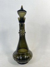Vtg 1964 Jim Beam I Dream of Jeannie Genie Bottle Smoke Green Glass Decanter 14