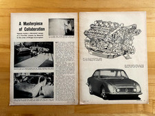 1962 Print Ad Maseratti Michelotti Five Liter Engine picture