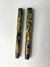 2  Vintage Parker Duofold Celluloid Fountain Pens Unrestored G2U picture