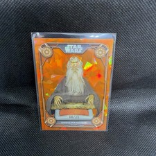 2024 Topps Chrome Sapphire Star Wars Oppo Rancisis Orange Refractor  /25 #JC-8 picture