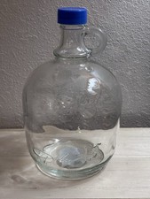 NEW Dolly Parton 64 oz Glass Growler Jug with Blue Screw Lid 🦋New With Tags picture