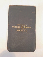 1903–1904 Standard Oil Company Newark NJ Branch Leather Notebook – Trust Era picture