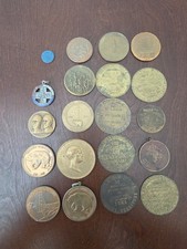 (20) Piece Mixed Lot Historical Memorabilia Medallions picture