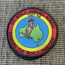 Boy Scouts 14th World Jamboree Australia Nominal Patch 1987-88 Single Unit picture
