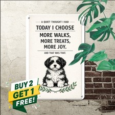 Funny Bernedoodle Dog Mom Tin Sign Cute Pet Puppy Wall Decor Metal Plaque picture