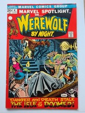 Marvel Spotlight #4 (Marvel June 1972) First Darkhold Werewolf by Night picture