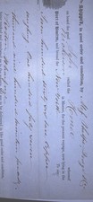 Antique 1849 Bill of Lading Schooner Homer Boston NY Copper Cargo picture