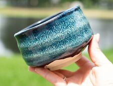 Matcha Bowl with Navy Sea Cucumber Glaze, Matcha Cup 17oz picture