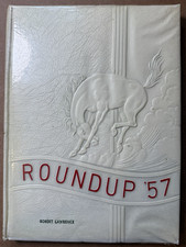 Vintage 1957 Abraham Lincoln High School Round-Up Yearbook San Francisco CA picture