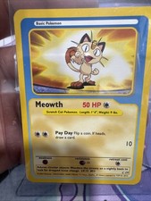 Meowth Funskool Pokemon India single card picture