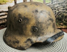 Helmet german original nice helmet M40 size 66 stamp  WW2 WWII RARE large size picture