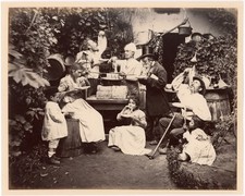 Spaghetti Eaters Albumen Photo Naples Italy Food Genre Scene Pasta Family Life picture