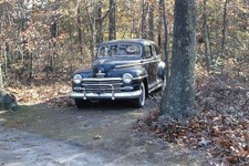 1947 or 1948 Plymouth Special De Luxe four-Door Sedan 1950s 35MM Slide picture