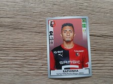 2019 2020 Panini RAPHINHA Rookie Card Sticker Ligue 1 RENNES BRAZIL  picture