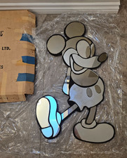 vtg Disney Mickey Mouse Tenyo Wall Mirror Limited Edition Rare Box Vintage picture