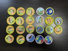 BSA Boy Scouts Merit Badge Patch Lot 22 Small Round Fishing Mixed Insignia picture