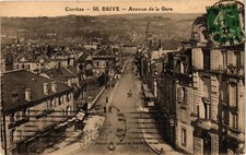 Old postcard BRIVE - Avenue de la Gare (692430) picture