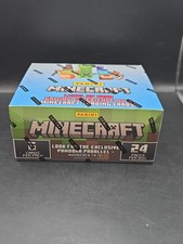 2024 PANINI MINECRAFT TRADING CARDS FACTORY SEALED BOX 24 PACKS picture