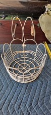 Easter Bunny Wire Basket Bunny Face 10x9 picture