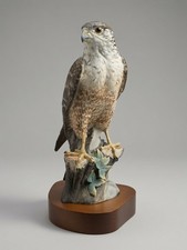 Kaiser Peregrine Falcon Limited Edition Retired Porcelain Birds COA 132/1500  picture