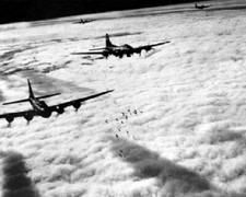 Boeing B-17 Flying Fortress Radar Bombing Bremen, Germany 8x10 WWII Photo 58a picture
