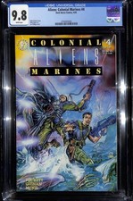 [CGC 9.8] ALIENS: COLONIAL MARINES #4 1993 Dark Horse Comics 4/93 Graded Low Pop picture