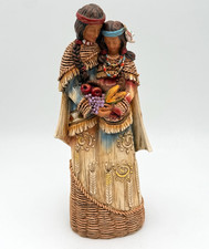 2011 ROMAN Figurine — Native American Couple — Thanksgiving Harvest picture