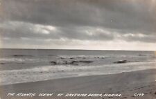 RPPC Daytona Beach FL Atlantic Ocean Racing Drive Sunrise Photo Vtg Postcard C16 picture