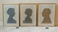 Antique Silhouette Portraits Magd de Borchgrave, Elie d'Ursel Charles Liedekerke picture