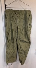 EXC. VTG 1980s USGI DNC CAMO PANTS 8415-01-102-6292 MR TROUSERS NIGHT CAMOUFLAGE picture