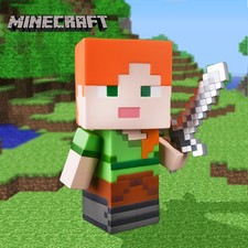 Official Minecraft Alex Figure Toy with Sword Collectible New Loose Gift picture