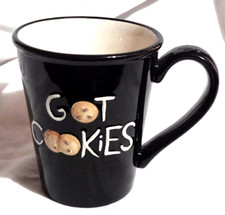 GOT COOKIES VTG Cup Mug Black Signed Douglas RUSS Berrie & Co.  picture