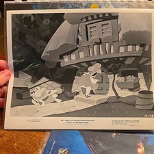 Disney Walt Disney Productions Alice in Wonderland Black & White Print A-178 picture