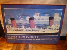 Reines De L'Atlantique Vintage framed Travel poster 31