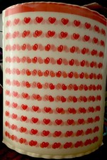 Vintage Vari Vue Lenticular Full UNCUT sheet Moving Hearts Warped 120 Images picture