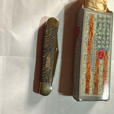 Case XX SS 1-Blade Slipjoint Pocketknife Stainless Clip Point Gray Bone w/ Box picture