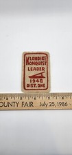 1948 Boy Scout First Unofficial Klondike Derby Felt Patch Leader District 1 picture
