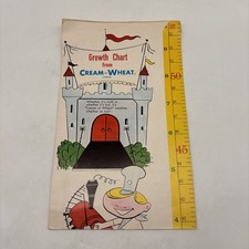 Vintage 1970s Cream of Wheat Child Growth Chart Advertising Poster picture