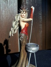 DRAGONSITE CERRIDEN WELSH MYTHICAL WITCH JESSICA GALBREATH  SCULPTURE- ORIG BOX picture