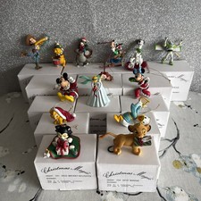 Vtg Lot Of 14 Grolier Disney’s Christmas Magic Ornaments Original Boxes Bundle picture