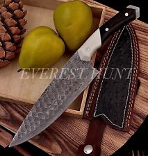 13'' Everest Custom Handmade Damascus Steel Kitchen Chef Knife , Christmas Gift picture