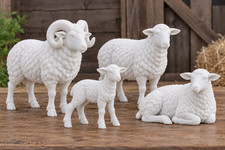 1:9 Traditional Sheep Flock Family Set Ram Ewes Lamb 3D Print For Breyer Farm picture