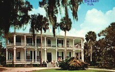 Postcard FL DeBary Florida DeBary Mansion Chrome Unposted Vintage PC H3347 picture