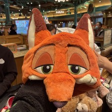 Authentic Disney Zootopia Nick Head Hat Soft Cap Disneyland Exclusive picture