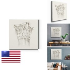 Square Canvas Wall Art Architectural Column IV 32X32 Ready to Hang picture