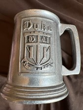 Vintage Duke University Wilton Co. Pewter Tone Tankard Stein Mug 5 Inches picture